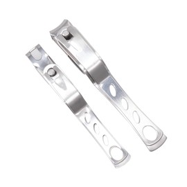 FRCOLOR 4pcs Stainless Steel Nail Scissors Manicure Pedicure Tools s Ergonomic Design for Easy Nail Trimming for Artificial Natural