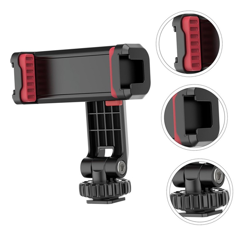 Operitacx Phone Stand for Tripod Cold Shoe Mic Mount °