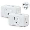 Multi Plug Wall Outlet Extender 2 Pack, VINTAR Electrical Multiple