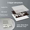 Zhizhong Rear Middle Window Decal Fit F150 2004-2014, American Flag