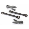 Traxxas 8596 Front Sway Bar Linkage, Black