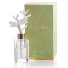 Zodax French Gardenia Dragonfly Veranda Porcelain Diffuser