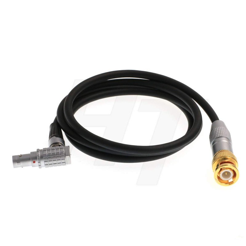 Timecode BNC to Right Angle 5 Pin Zoom F8 Lokit