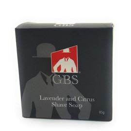 G.B.S Men's Lavender and Citrus Shaving Soap 97 Percentage All Natural Enriched with Shea Butter and Glycerin, 3-Ounce, Pack of 1