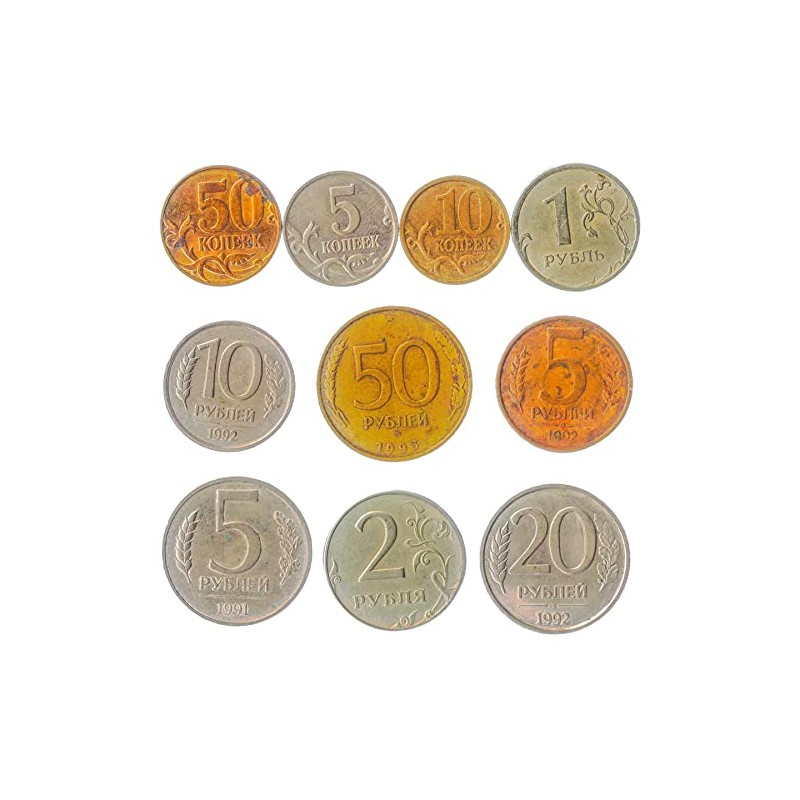 Russian Federation 10 Mixed Coins | Kopeks and Rubles |