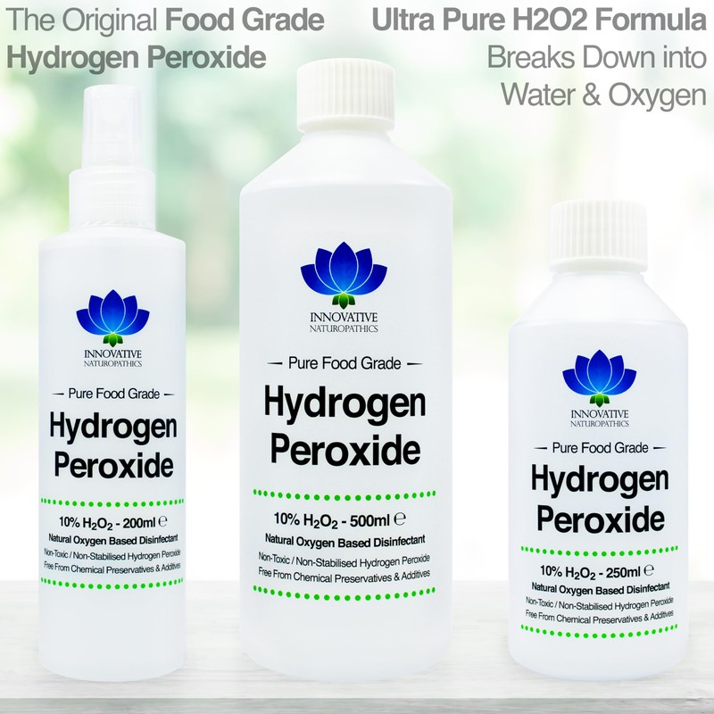 Innovative Naturopathics Food Grade Hydrogen Peroxide - Purest Grade 10%
