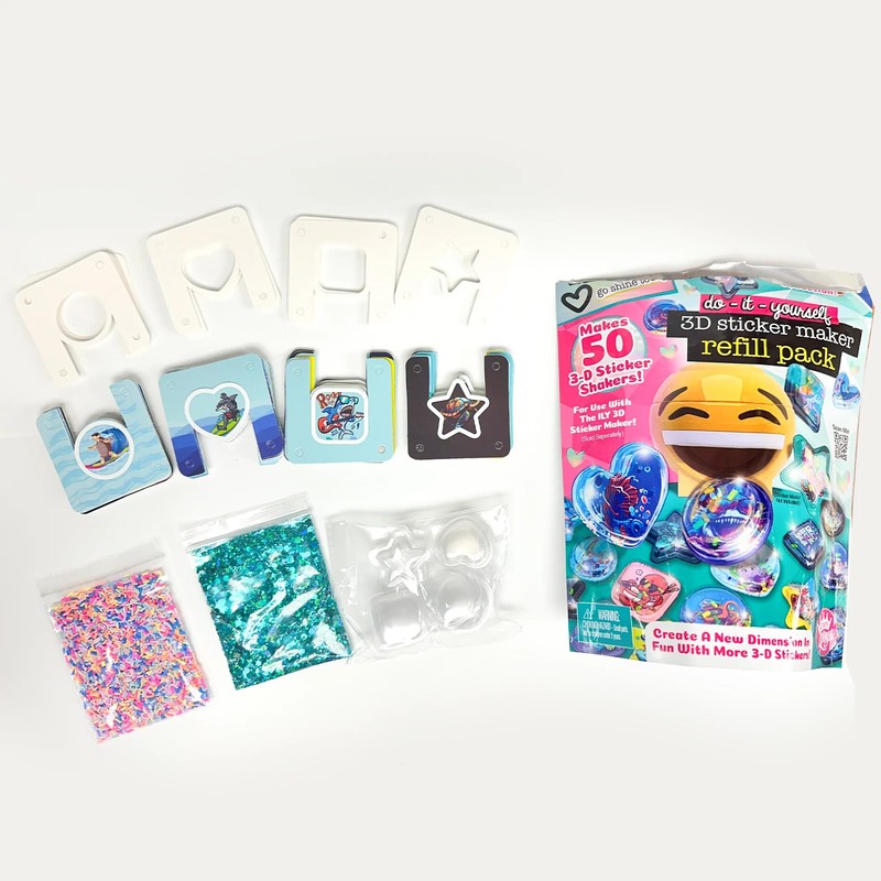 3D Sticker Maker Kit for Girls and Boys, DIY Arts