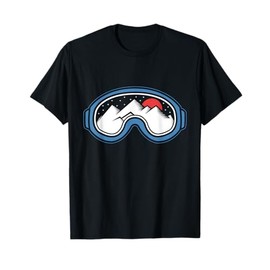Ski Glasses Ski Goggles Mountains Skiing Skier T-Shirt