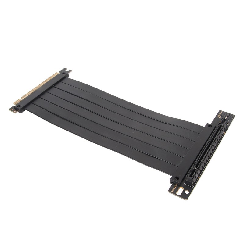 PCIE 3.0 X16 Riser Cable High Speed Flexible 90 Degree