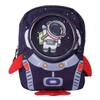 Kids Backpack Cartoon Spaceman Style Anti Lost Rope Large Capacity