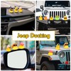 12 Packs Rubber Duck Holder Compatible with Jeep Duck Mount