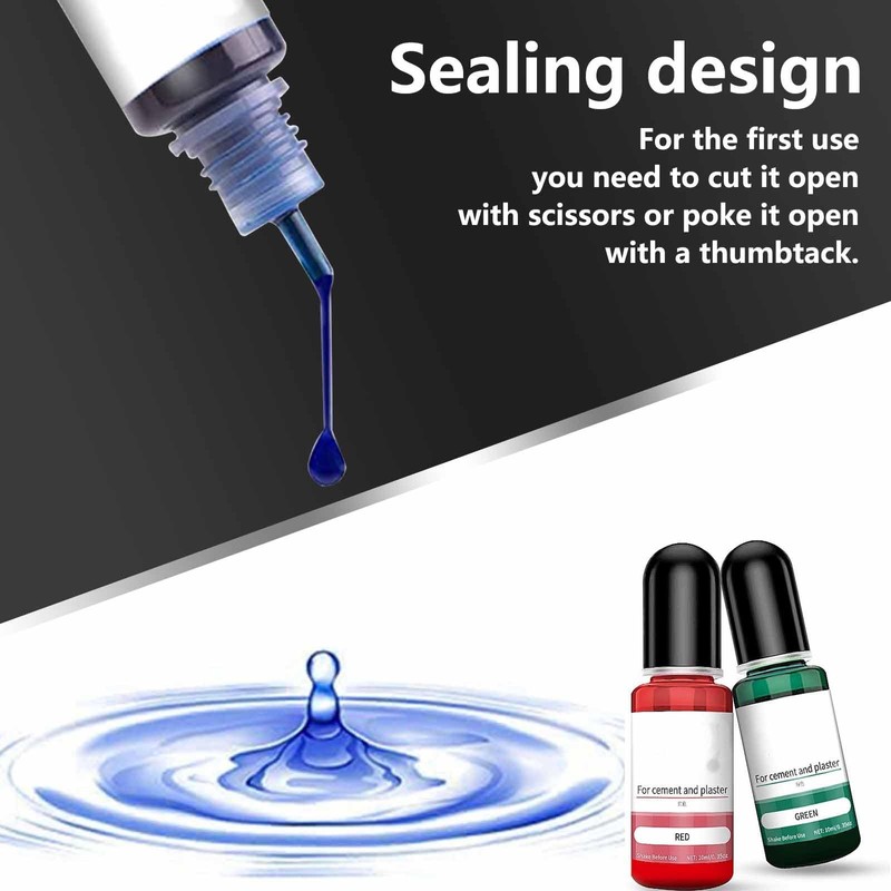 Colour Pigments for Casting Powder, Concrete Plaster, Paint for Casting