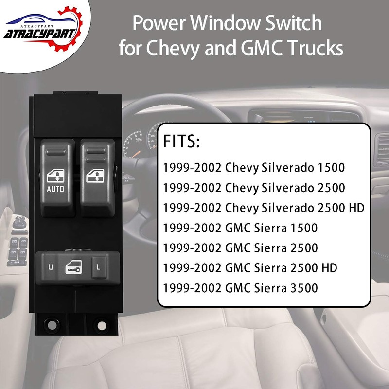 Window Switch Driver Side Master Power Switch | Compatible with