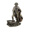 9.5" George Washington Crossing The Delaware Figure President Statue Sculpture