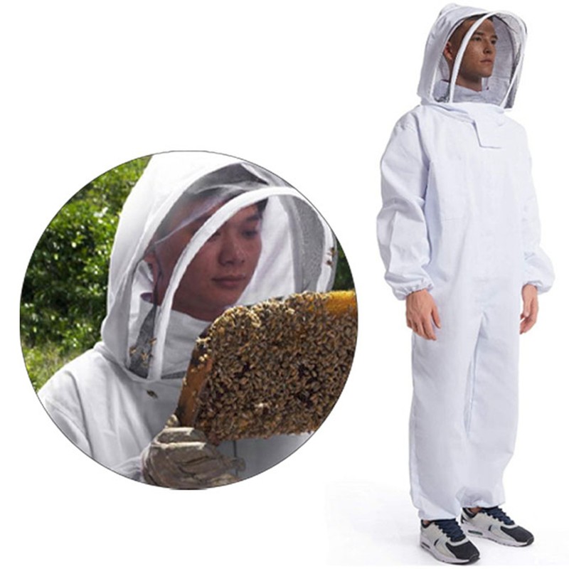 Bee Keeper Suit Professional Elastic Waist Soft Cotton Beekeeping Outfit