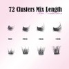 Lash&Glow Lash Clusters -Poppy