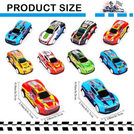 28 Pcs Pull Back Cars for Kids, Mini Vehicles Toy Bulk Party Favor Race Cars Toys for Toddlers Boys Girls Ages 3-8, Goodie Bag Stuffers Pinata Fillers