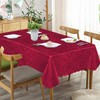 Classic Damask Printed Jacquard Tablecloth Washable Rectangle Round Runner Napkin
