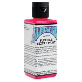 AlphaFlex Electroshock Fluorescent Leather & Textile Paint – Durable, Flexible Acrylic for Shoes, Clothing & Custom Artwork, 5 oz