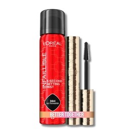 LOréal Paris, Mascara De Pestañas Voluminizadora Panorama Waterproof, Ojos Visiblemente Más Grandes, 9.4Ml  Fijador De Maquillaje, Larga Duración...  