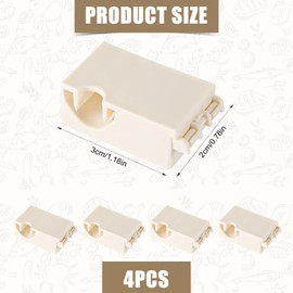 4pcs Crawfish Peelers, Small Crawfish Sheller Portable Lightweight Shrimp Peeler Tool Universal Crayfish Shelling Device for Peeling Cooked Shrimp Tails