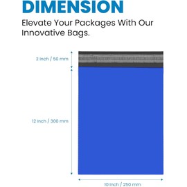 UK SUPPLIES LIMITED Pack of 25, Medium (10"x14"/250x350mm) Blue Mailing Bags, Waterproof, Peel & Seal Envelopes, Parcel Bags for Posting Clothes I Packaging Bags I Postage Bags I Parcel Mailing Bags