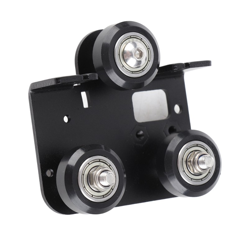 Back Support Plate Black Metal 3D Printer Extruder Back Support