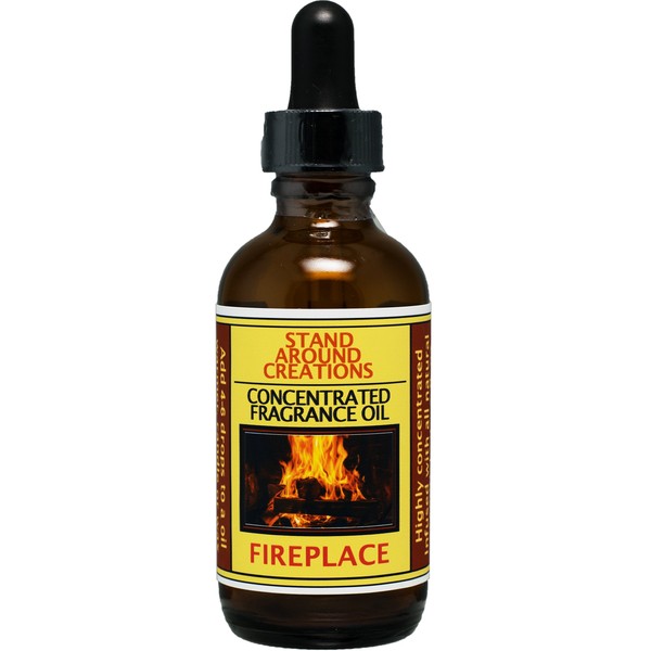 Concentrated Fragrance Oil - Fireplace: A Woodsy, Earthy Aroma. True to It's Name.. Infused w/Essential Oils.(2 fl.oz.)