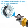 LifCratms 2 PCS Grinder Quick Change Flange Locking Nut, Metal