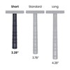 HENSON SHAVING AL13 Replacement Handle, Short Jet Black