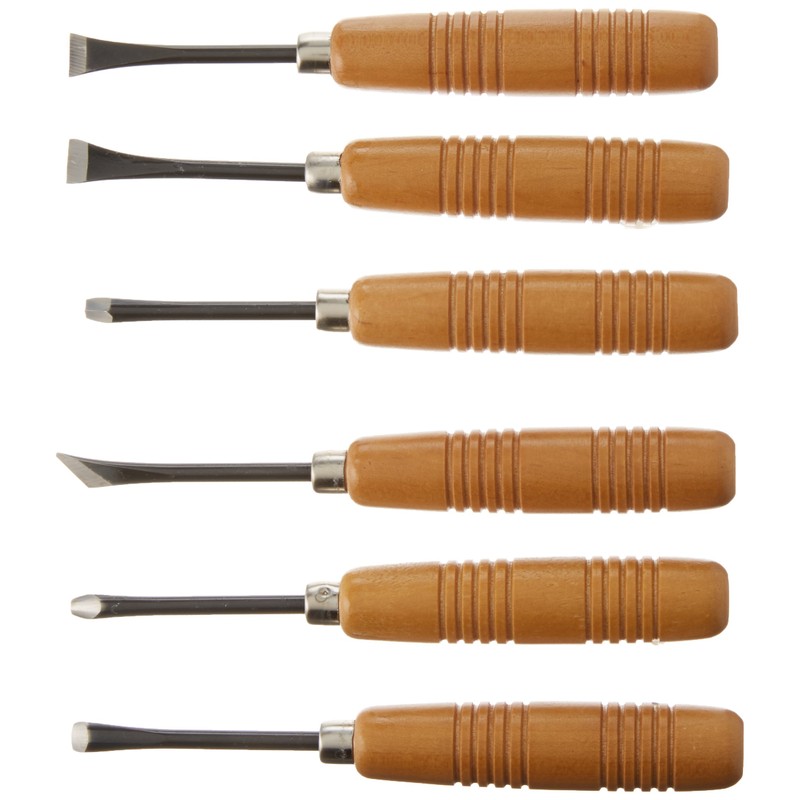 Robert Larson 765-5000 Wood Carving Set 6-Piece