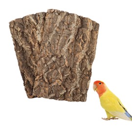 2 Pack 16 x 12 Inch 100% Natural Cork Perch, Bird Cork Seat Boards, Birdcage Bark Decor Accessories for Birds Parakeets Budgie Parrot Cockatiel Hamster Guinea Pig Rat