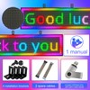 KHUSINA Programmable Scrolling LED Sign Outdoor Signs for Businesses Pantalla