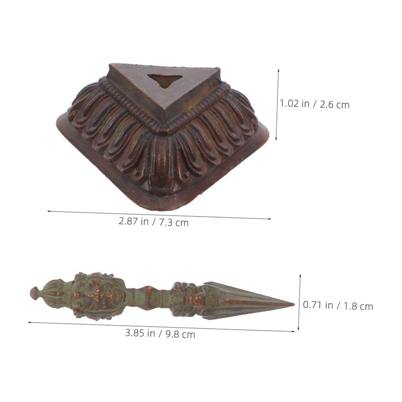 Ciieeo 1 Set Temple Accessories Office Decor Small Sculpture Living