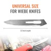 Wiebe Wicked Sharp Replacement Blades (100-Pack) | Surgical-Grade Scalpel Blades