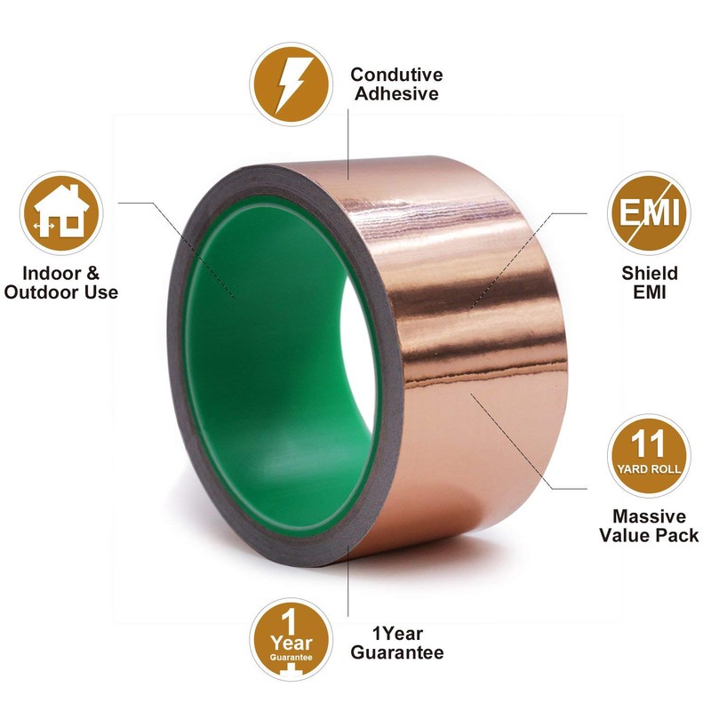 LOVIMAG Copper Foil Tape (2inch X 33 FT) with Conductive