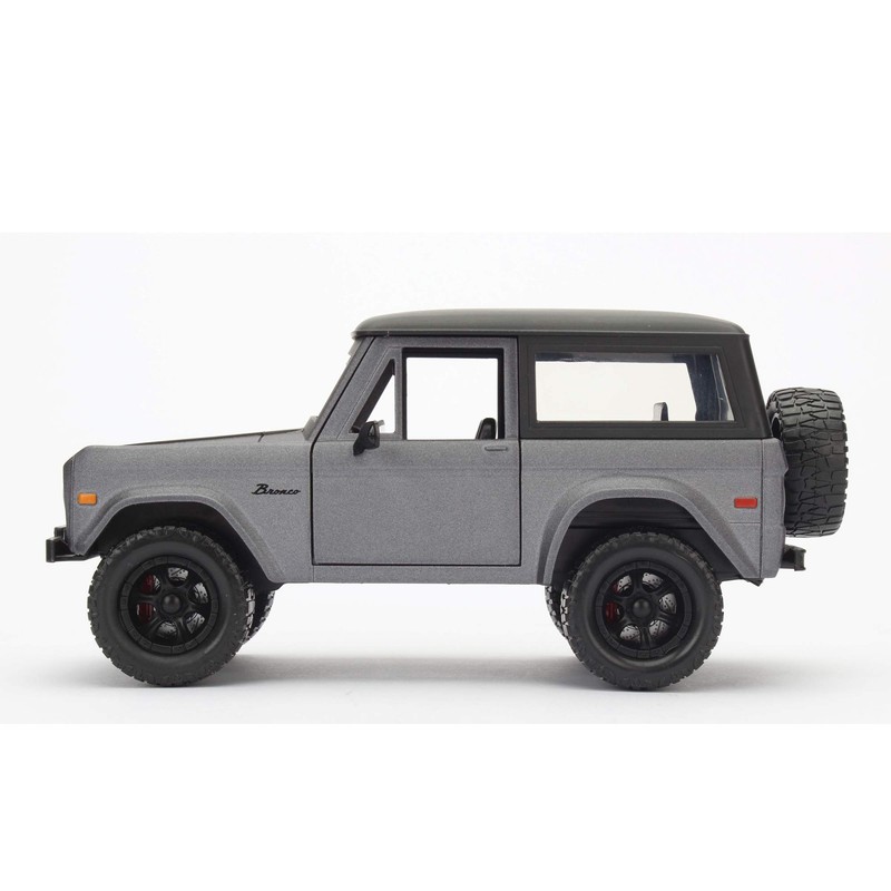 1973 Ford Bronco Grey Black 1:24 Jada Toys 98279