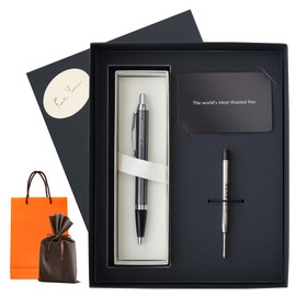 Kizamu PARKER IMCT Ballpoint Pen, 7-Piece Special Value Gift Set, Present, Gray