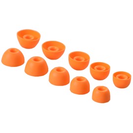 Replacement Eartips Silicone Buds Ear Tips Set for Powerbeats pro 2 Wireless Earbuds,10 Pairs (Electric Orange)