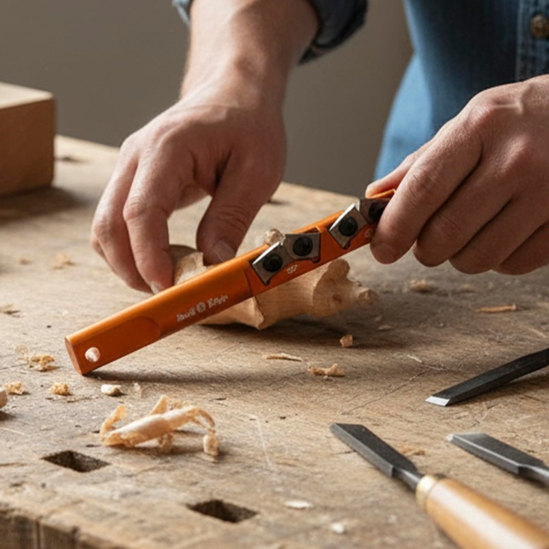 Redi-Edge Pocket Knife Sharpener 2 Position - Orange Pocket knives