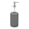 Relaxdays Soap Dispenser 180ml Refillable Bathroom Toilet Kitchen Liquid Soap