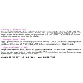 Kinky Curly Combo! (Come Clean 8oz & Knot Today 8oz & Curling Custard 8oz)