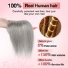Flufymooz Real Human Hair Toppers for women, 10 Inch Clip