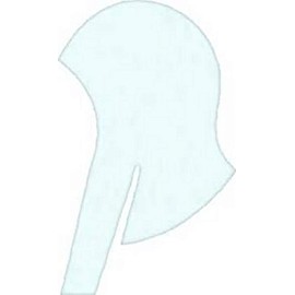Fripac-Medis Double-Layered Disposable Highlighting Plain Caps, White - Pack of 50