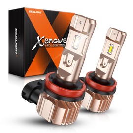 SEALIGHT H8 Fog Light Bulbs, 10000LM H8 H16 Fog Lights Upgrade, Clear Fog Light Effect, Fog Lights for Trucks Cars, Pack of 2 (2024 NEWEST)