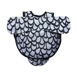 Chicken Saddle for hens, Extended Shoulder Protection, Adjustable Shoulder Straps, Breathable and Anti Pecking Apron for hens, Durable Back Protector for Laying hens (White)