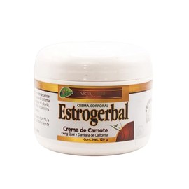 VIDA HERBAL Crema Estrogerbal de camote, Antiestres, Desinflamatoria, Menopausia, Frasco de 120g, EGC, VIDA HERBAL                                    