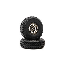 Duratrax Class 1 Scaler CR C3 Mntd 1.9 Blk/Chr 2 DTXC4066 RC Tire