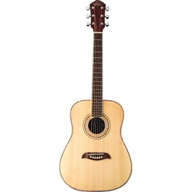 Oscar Schmidt 6 String OG1B 3/4 Size Dreadnought Acoustic Guitar Pack. Natural, Right (OG1PAK-A)