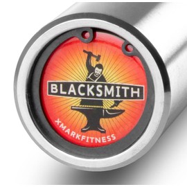 XMARK Olympic Barbell | XMARK BLACKSMITH Barbell Bar, Bench Press Bar, Squat Bar for Weight Lifters, 7' Weight Bar, Perfect for Home Gym